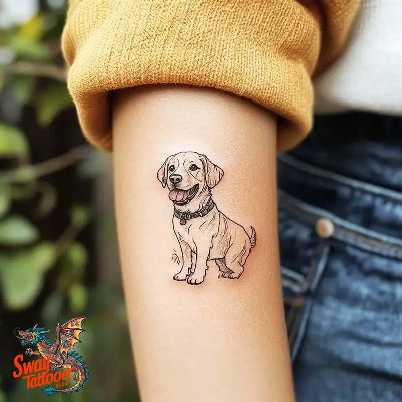 100 Labrador Tattoo Design Ideas, Symbolism and Meaning 31 Labrador tattoo