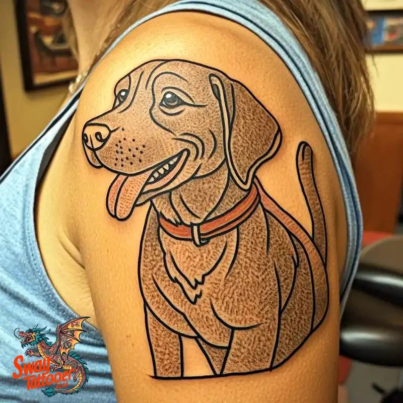 100 Labrador Tattoo Design Ideas, Symbolism and Meaning 27 Labrador tattoo
