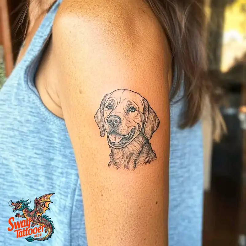 100 Labrador Tattoo Design Ideas, Symbolism and Meaning 29 Labrador tattoo