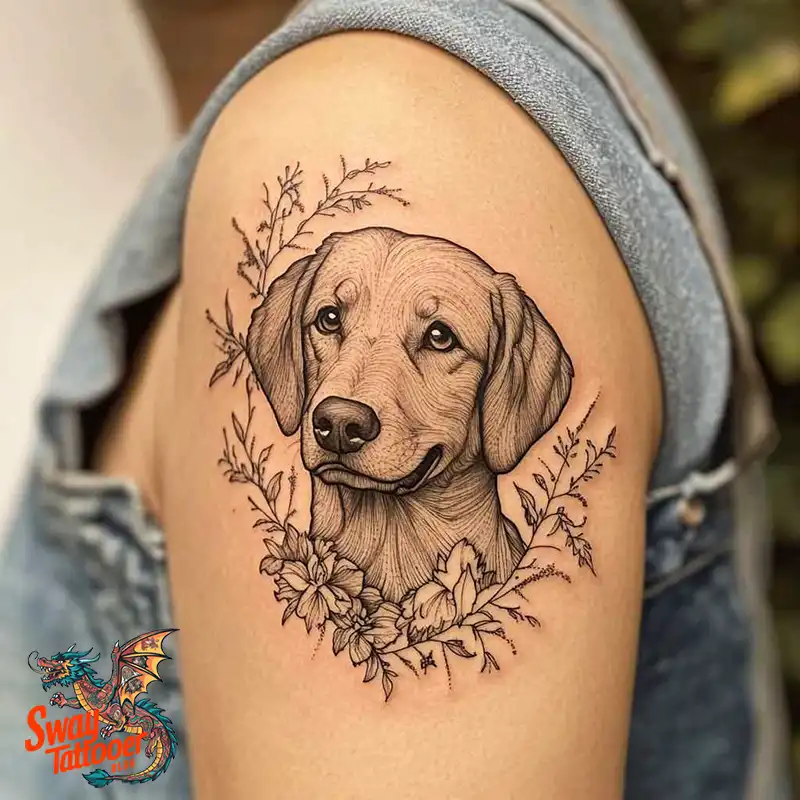 100 Labrador Tattoo Design Ideas, Symbolism and Meaning 24 Labrador tattoo