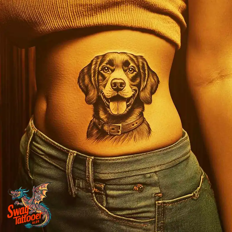100 Labrador Tattoo Design Ideas, Symbolism and Meaning 23 Labrador tattoo