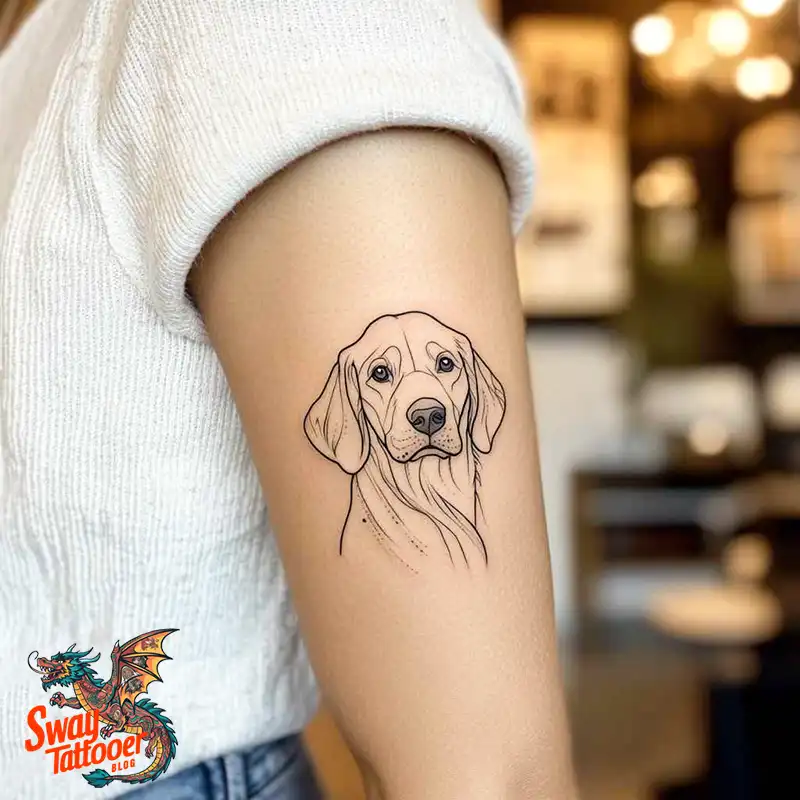 100 Labrador Tattoo Design Ideas, Symbolism and Meaning 22 Labrador tattoo