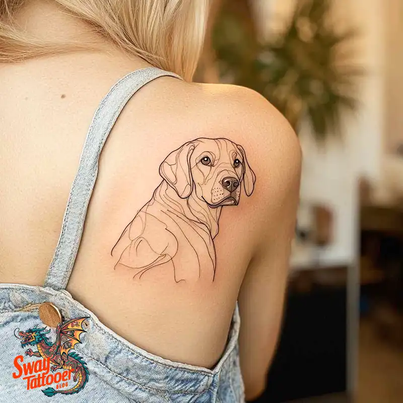 100 Labrador Tattoo Design Ideas, Symbolism and Meaning 16 Labrador tattoo