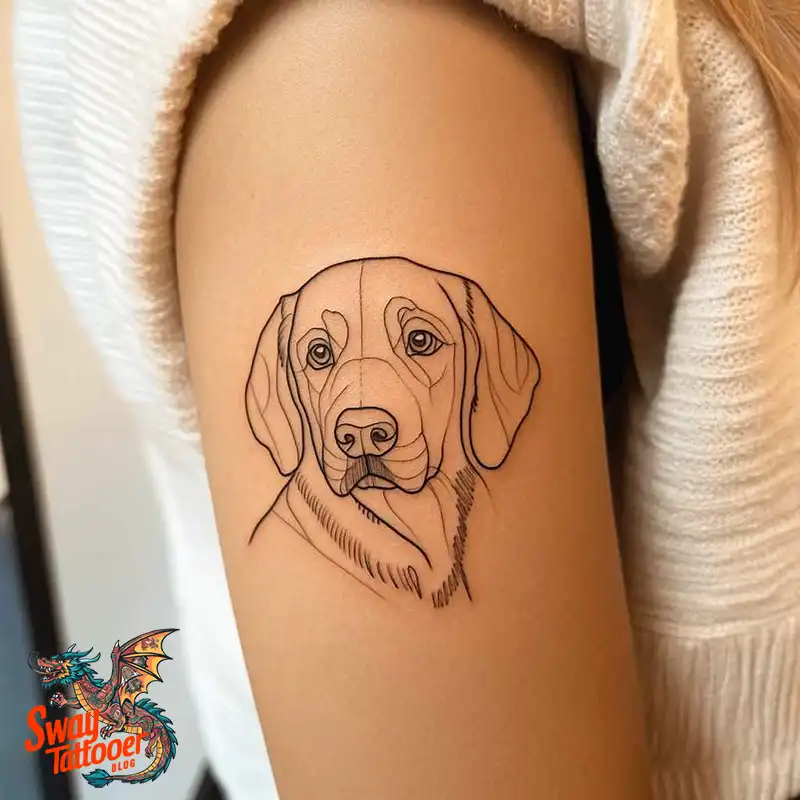 100 Labrador Tattoo Design Ideas, Symbolism and Meaning 14 Labrador tattoo