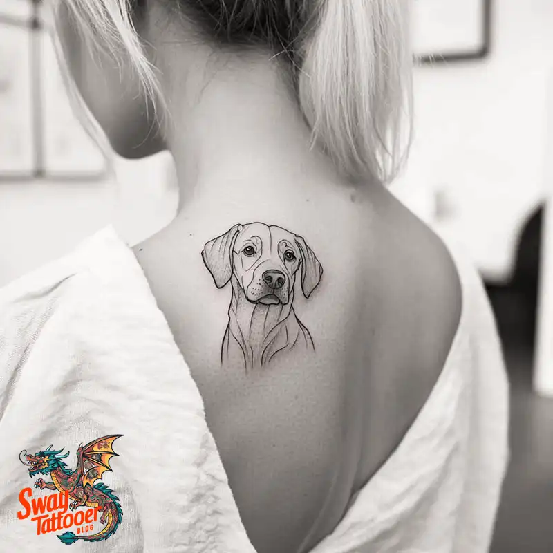100 Labrador Tattoo Design Ideas, Symbolism and Meaning 12 Labrador tattoo