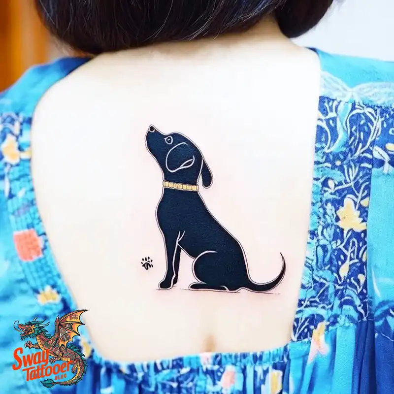 100 Labrador Tattoo Design Ideas, Symbolism and Meaning 9 Labrador tattoo