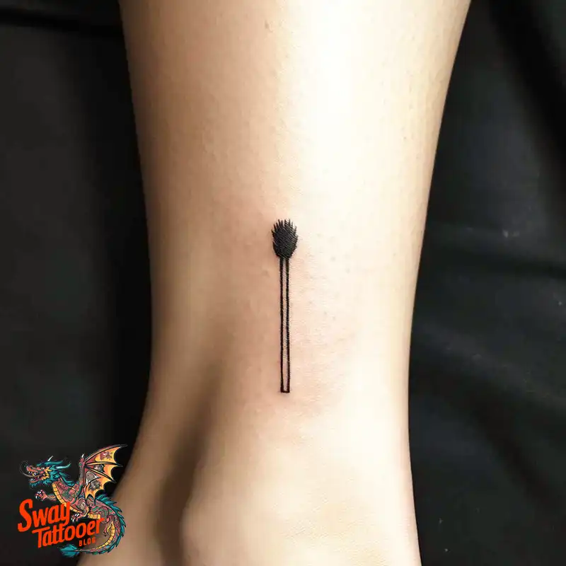 75 Matchstick tattoo Design Ideas, Meaning & Symbolism 72 Matchstick tattoo
