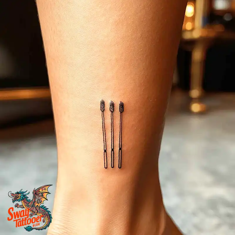 75 Matchstick tattoo Design Ideas, Meaning & Symbolism 73 Matchstick tattoo