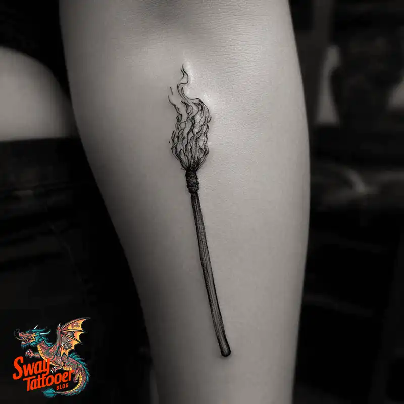 75 Matchstick tattoo Design Ideas, Meaning & Symbolism 62 Matchstick tattoo