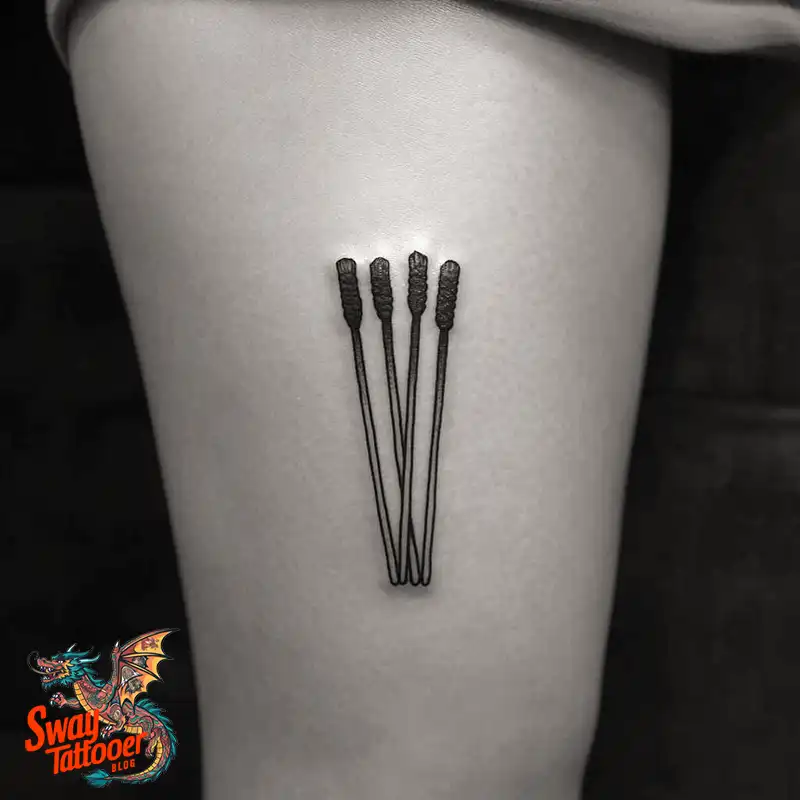 75 Matchstick tattoo Design Ideas, Meaning & Symbolism 60 Matchstick tattoo