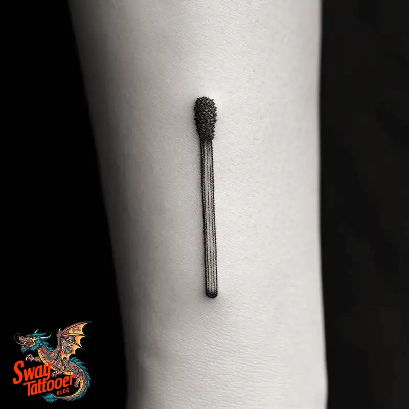 75 Matchstick tattoo Design Ideas, Meaning & Symbolism 56 Matchstick tattoo