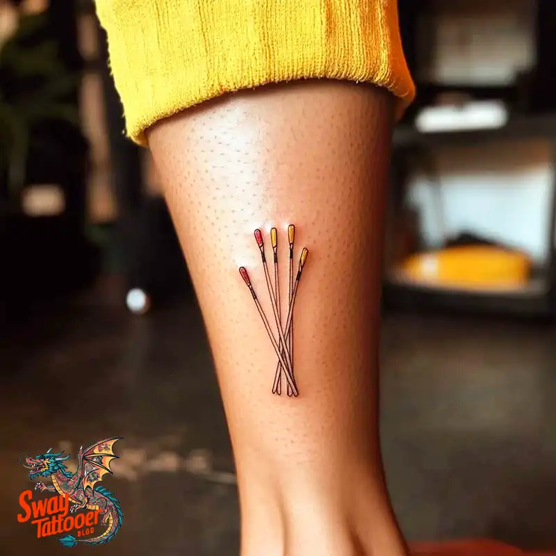 75 Matchstick tattoo Design Ideas, Meaning & Symbolism 35 Matchstick tattoo