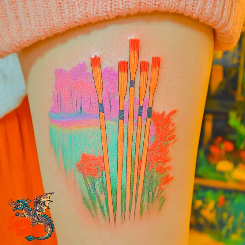 75 Matchstick tattoo Design Ideas, Meaning & Symbolism 23 Matchstick tattoo