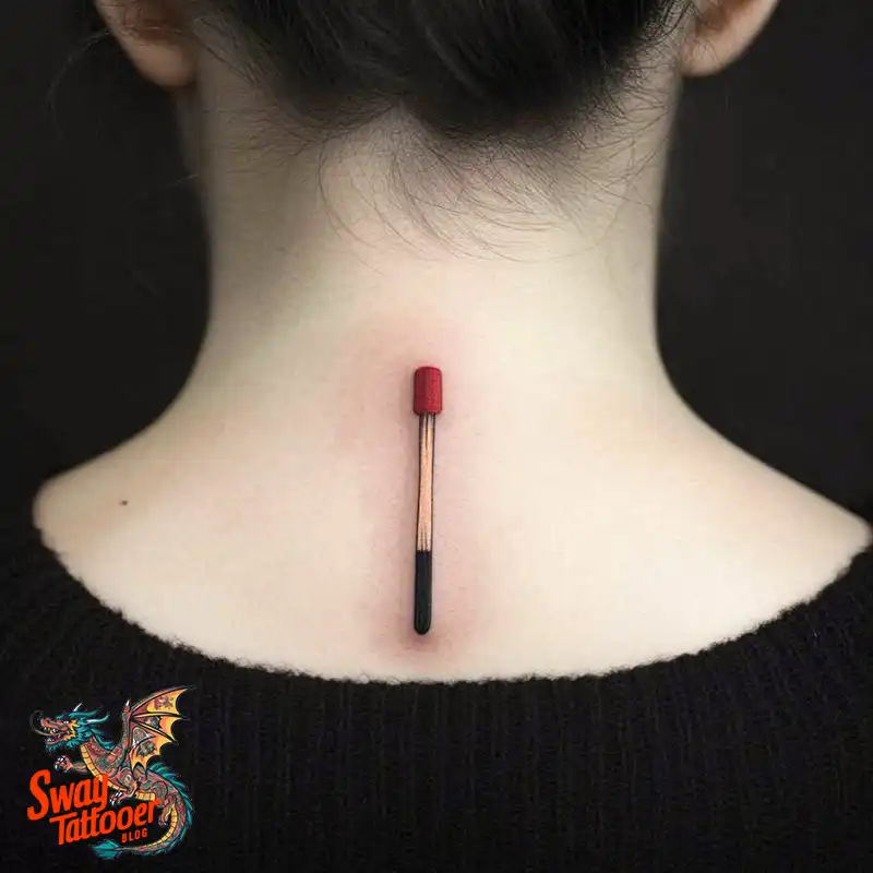 75 Matchstick tattoo Design Ideas, Meaning & Symbolism 64 Matchstick tattoo