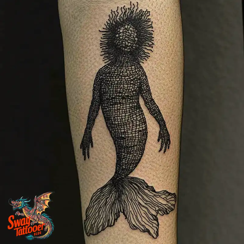 100 Mermaid Tattoo Designs: Ocean-Inspired Ink Magic 62 Mermaid tattoo