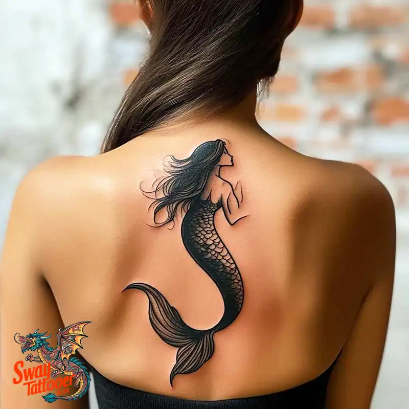 100 Mermaid Tattoo Designs: Ocean-Inspired Ink Magic 31 Mermaid tattoo