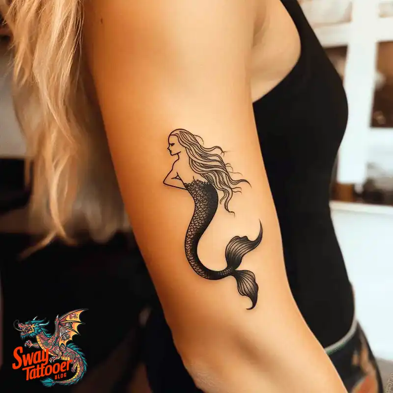 100 Mermaid Tattoo Designs: Ocean-Inspired Ink Magic 25 Mermaid tattoo