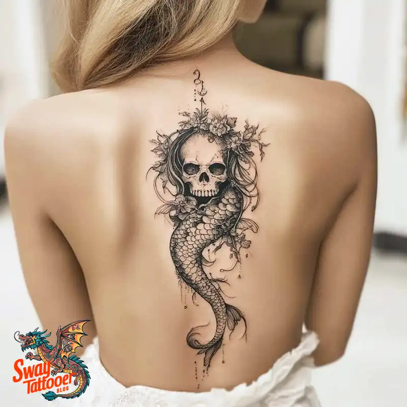 100 Mermaid Tattoo Designs: Ocean-Inspired Ink Magic 30 Mermaid tattoo