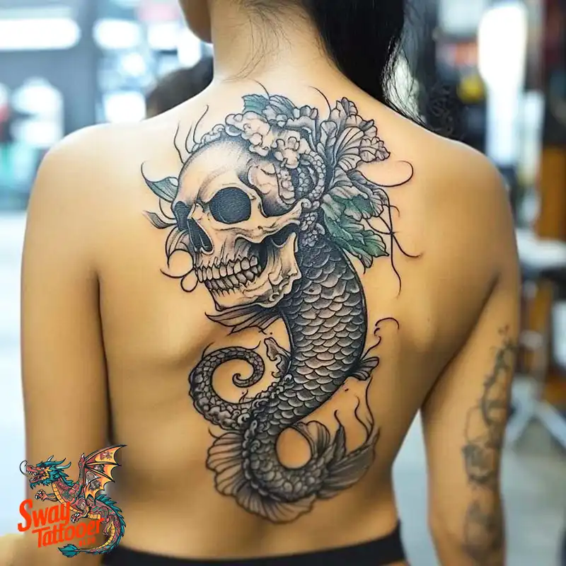 100 Mermaid Tattoo Designs: Ocean-Inspired Ink Magic 24 Mermaid tattoo