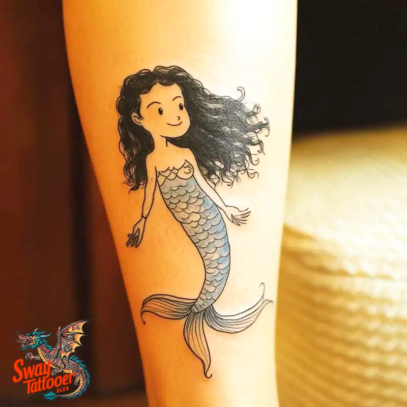 100 Mermaid Tattoo Designs: Ocean-Inspired Ink Magic 23 Mermaid tattoo