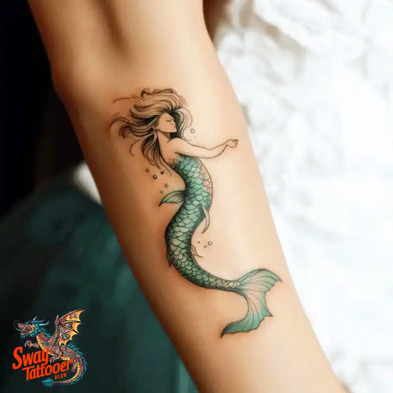100 Mermaid Tattoo Designs: Ocean-Inspired Ink Magic 10 Mermaid tattoo