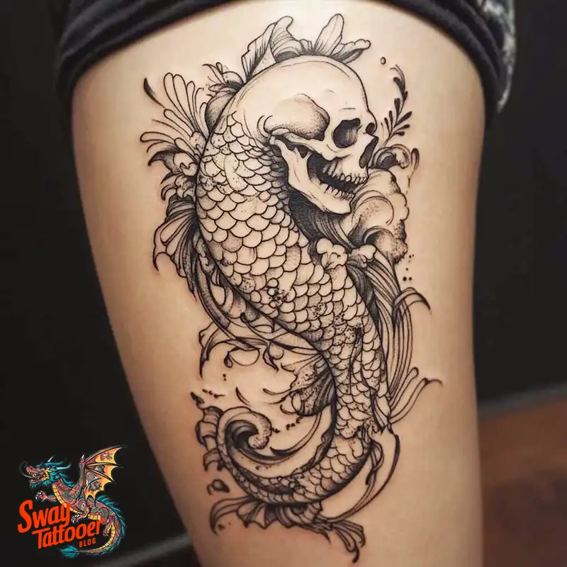 100 Mermaid Tattoo Designs: Ocean-Inspired Ink Magic 79 Mermaid tattoo
