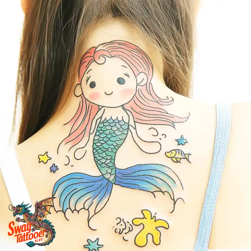 100 Mermaid Tattoo Designs: Ocean-Inspired Ink Magic 7 Mermaid tattoo