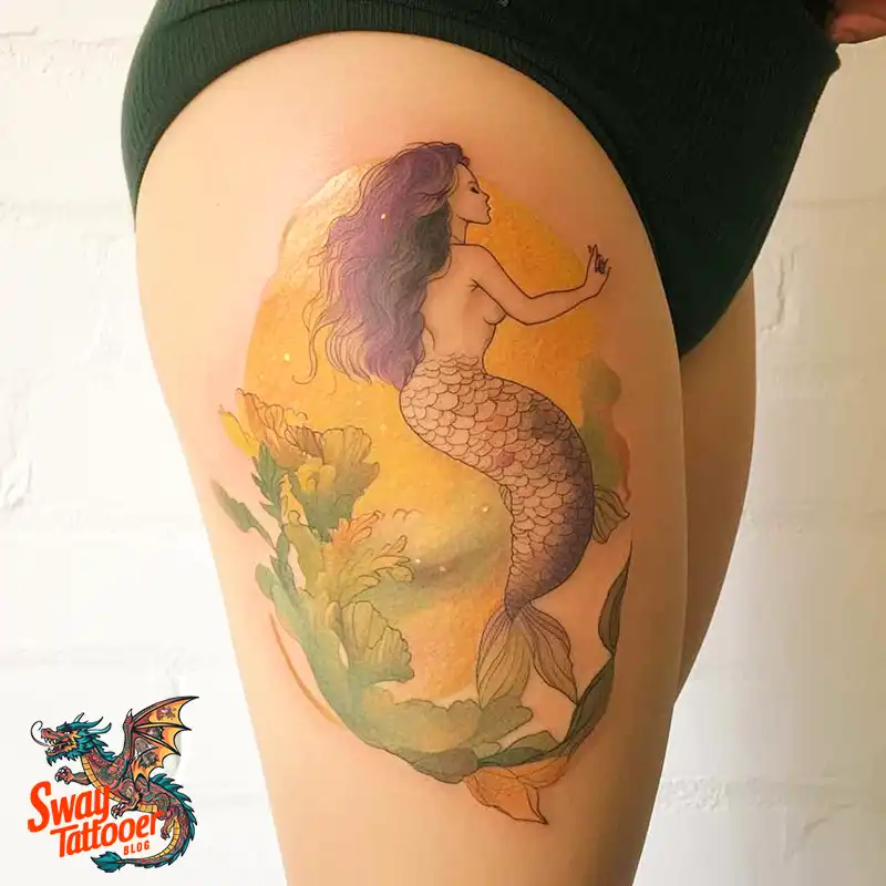 100 Mermaid Tattoo Designs: Ocean-Inspired Ink Magic 6 Mermaid tattoo