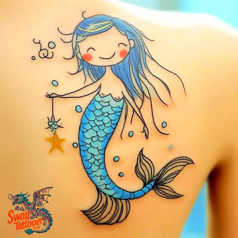 100 Mermaid Tattoo Designs: Ocean-Inspired Ink Magic 4 Mermaid tattoo