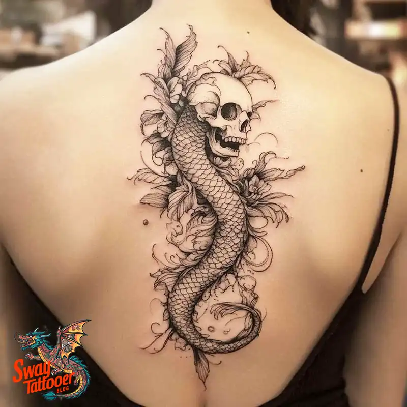 100 Mermaid Tattoo Designs: Ocean-Inspired Ink Magic 78 Mermaid tattoo