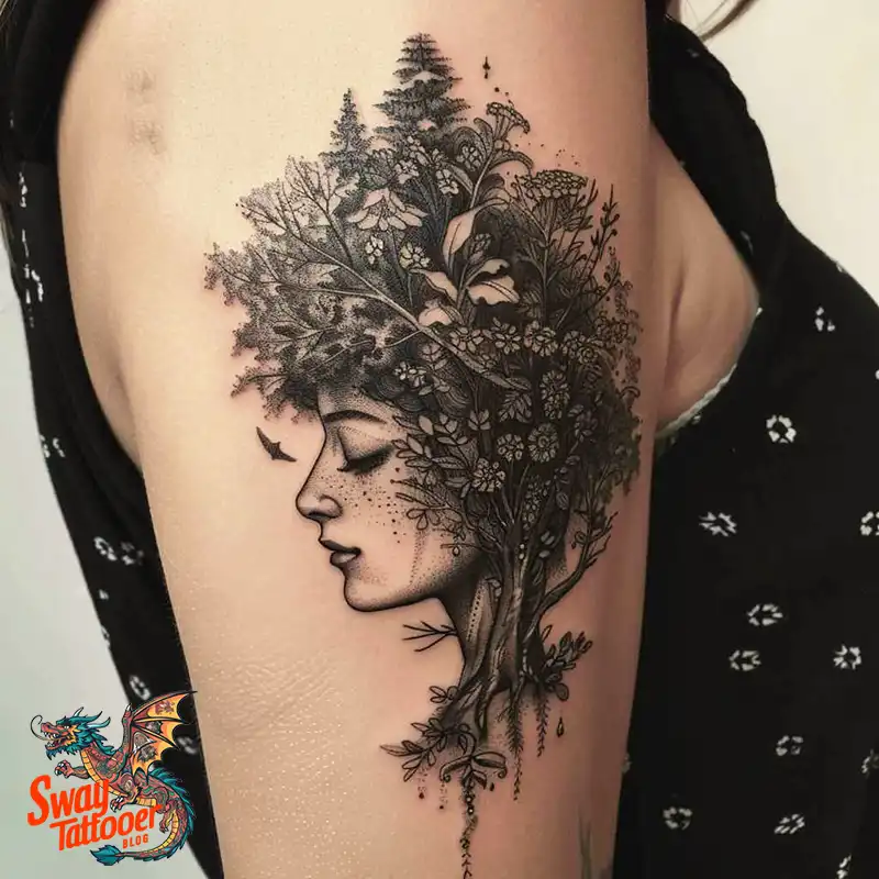 100 Mother Nature Tattoo Designs: Symbolism & Styles 104 Mother nature tattoo