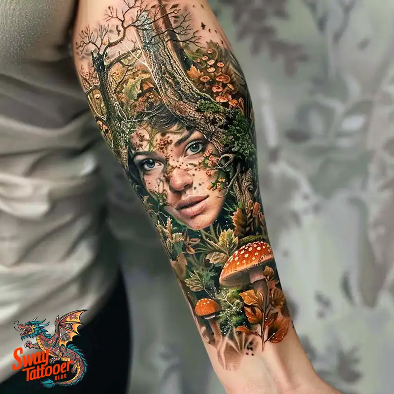 100 Mother Nature Tattoo Designs: Symbolism & Styles 87 Mother nature tattoo