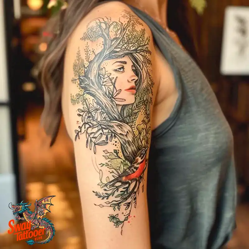 100 Mother Nature Tattoo Designs: Symbolism & Styles 74 Mother nature tattoo