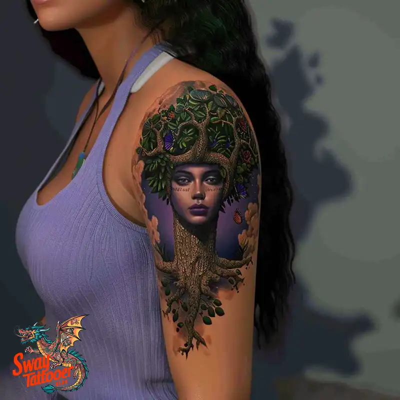 100 Mother Nature Tattoo Designs: Symbolism & Styles 67 Mother nature tattoo