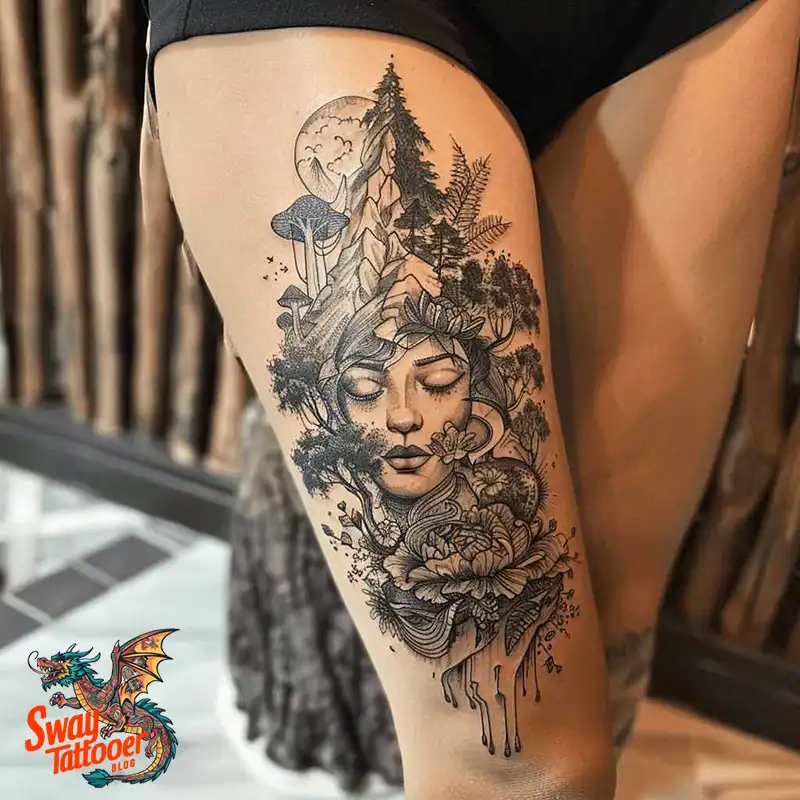 100 Mother Nature Tattoo Designs: Symbolism & Styles 43 Mother nature tattoo