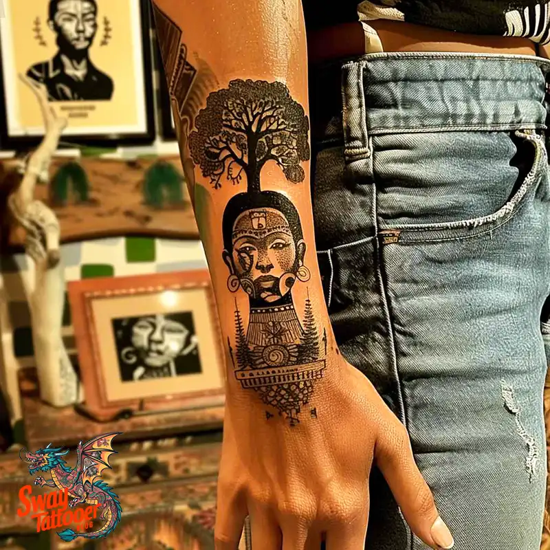 100 Mother Nature Tattoo Designs: Symbolism & Styles 8 Mother nature tattoo