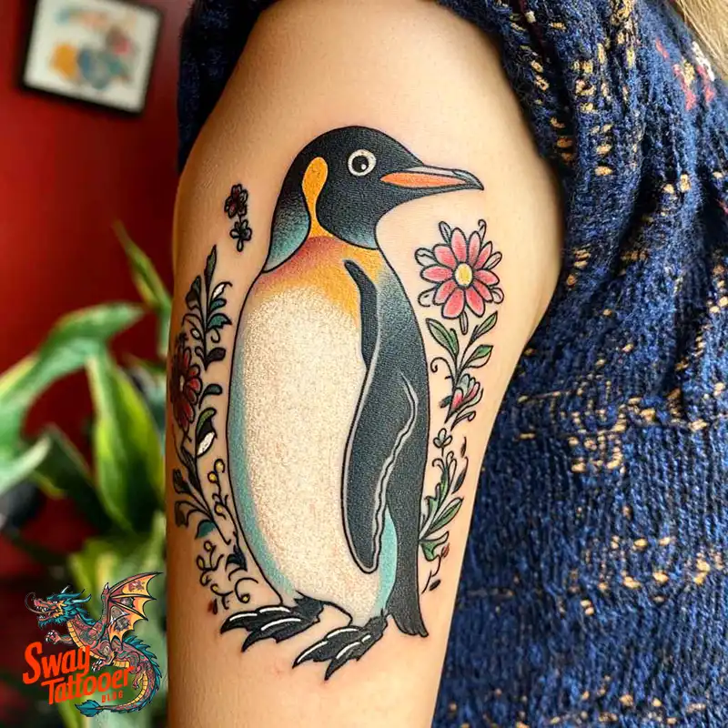 100 Penguin Tattoo Design Ideas: Celebrate Cool Creatures 2 Penguin Tattoo