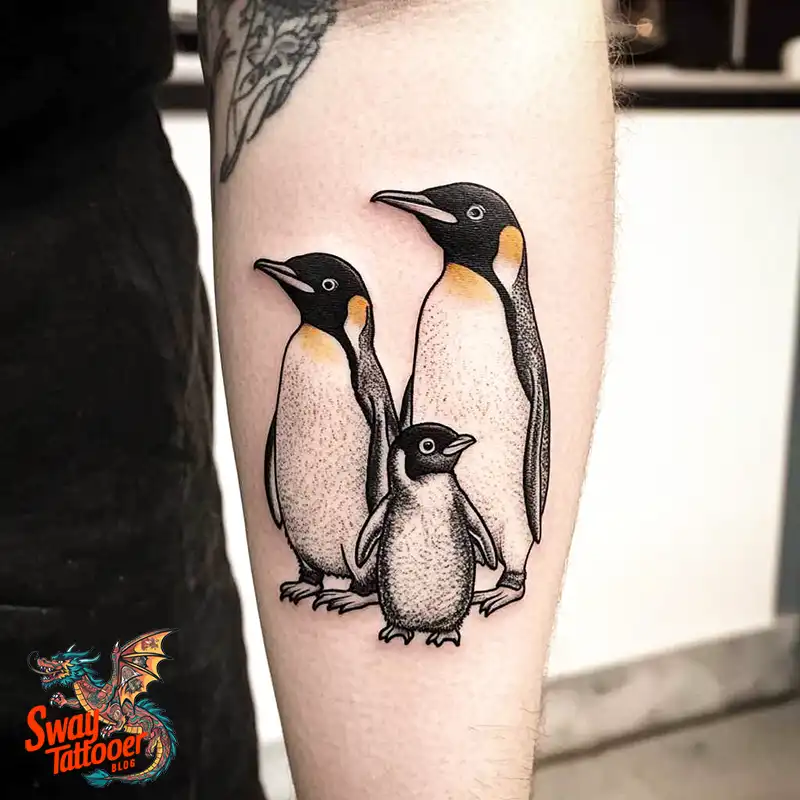 100 Penguin Tattoo Design Ideas: Celebrate Cool Creatures 86 Penguin Tattoo
