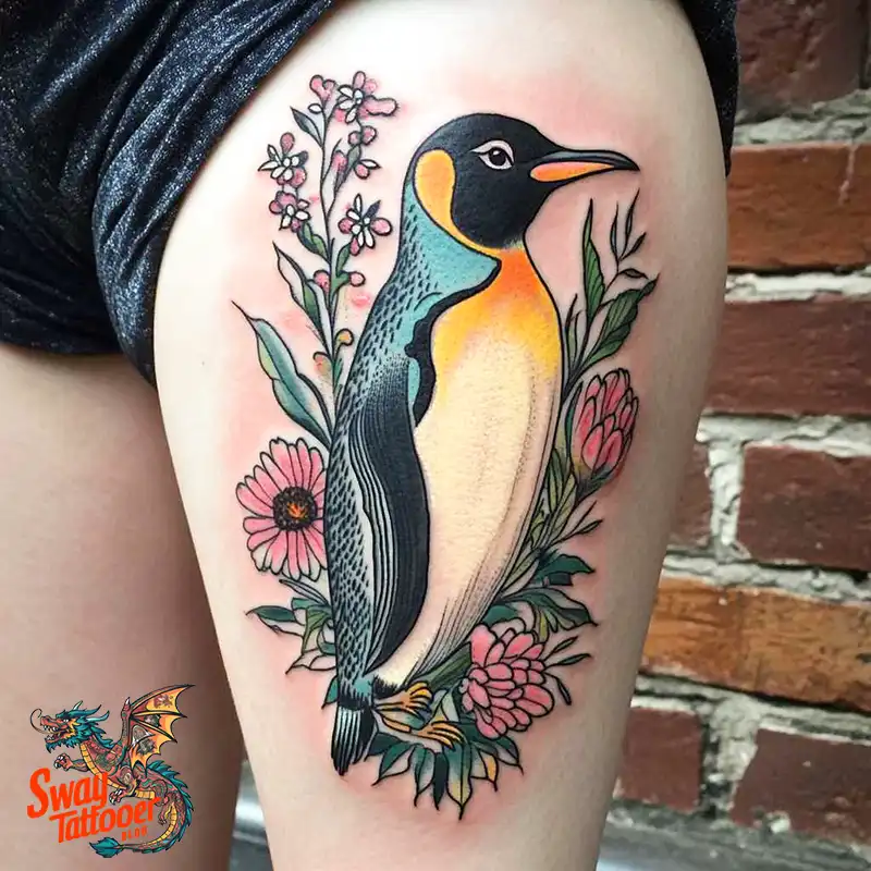 100 Penguin Tattoo Design Ideas: Celebrate Cool Creatures 81 Penguin Tattoo