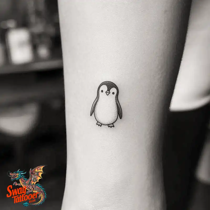 100 Penguin Tattoo Design Ideas: Celebrate Cool Creatures 72 Penguin Tattoo