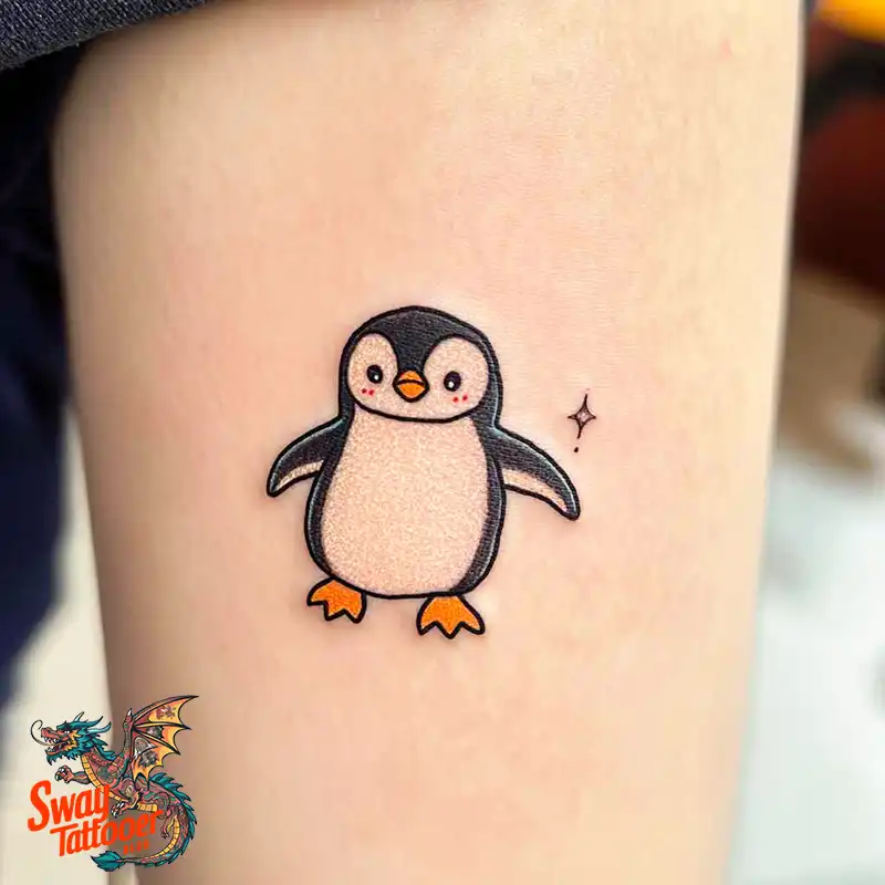 100 Penguin Tattoo Design Ideas: Celebrate Cool Creatures 68 Penguin Tattoo