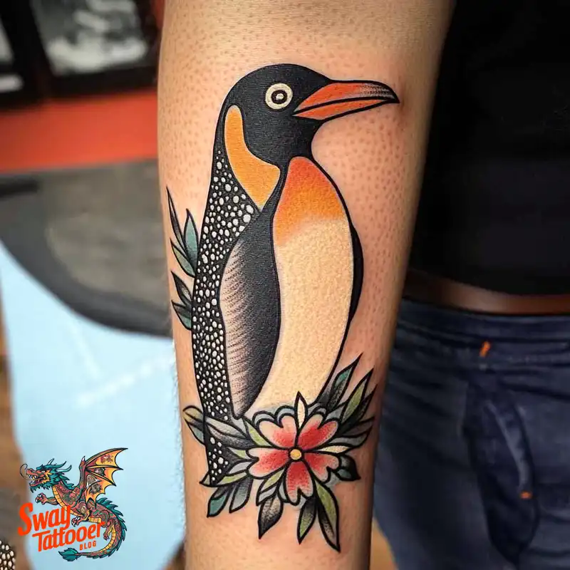 100 Penguin Tattoo Design Ideas: Celebrate Cool Creatures 66 Penguin Tattoo