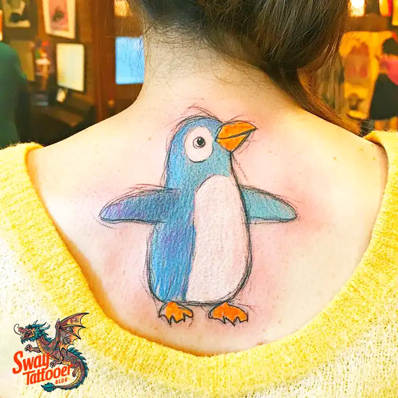 100 Penguin Tattoo Design Ideas: Celebrate Cool Creatures 58 Penguin Tattoo