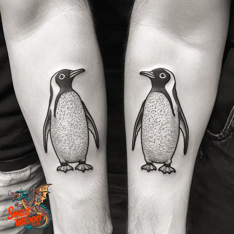 100 Penguin Tattoo Design Ideas: Celebrate Cool Creatures 97 Penguin Tattoo