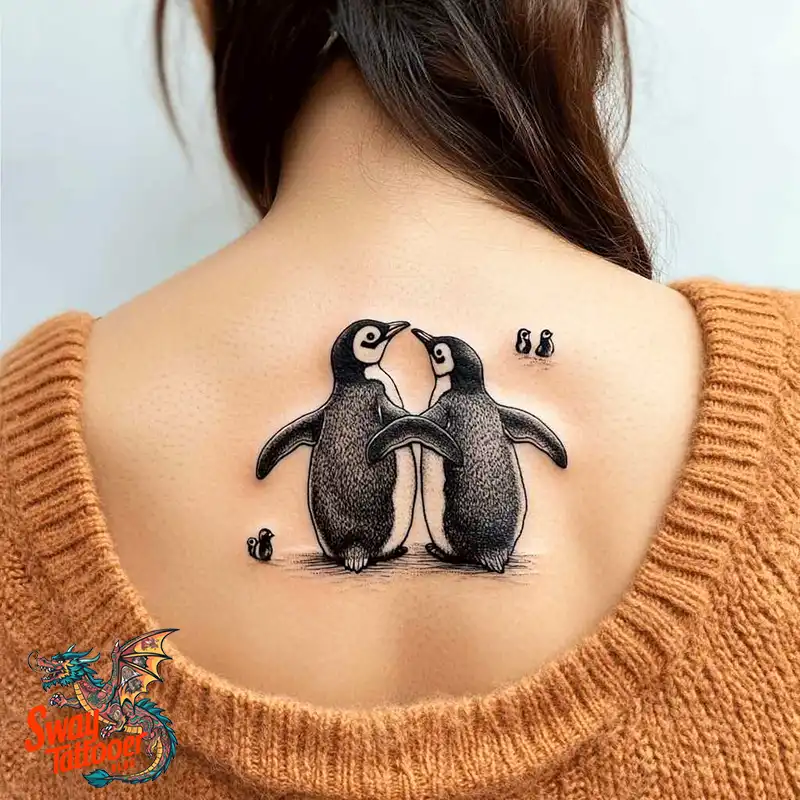 100 Penguin Tattoo Design Ideas: Celebrate Cool Creatures 45 Penguin Tattoo