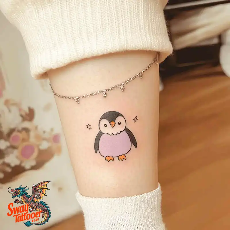 100 Penguin Tattoo Design Ideas: Celebrate Cool Creatures 47 Penguin Tattoo