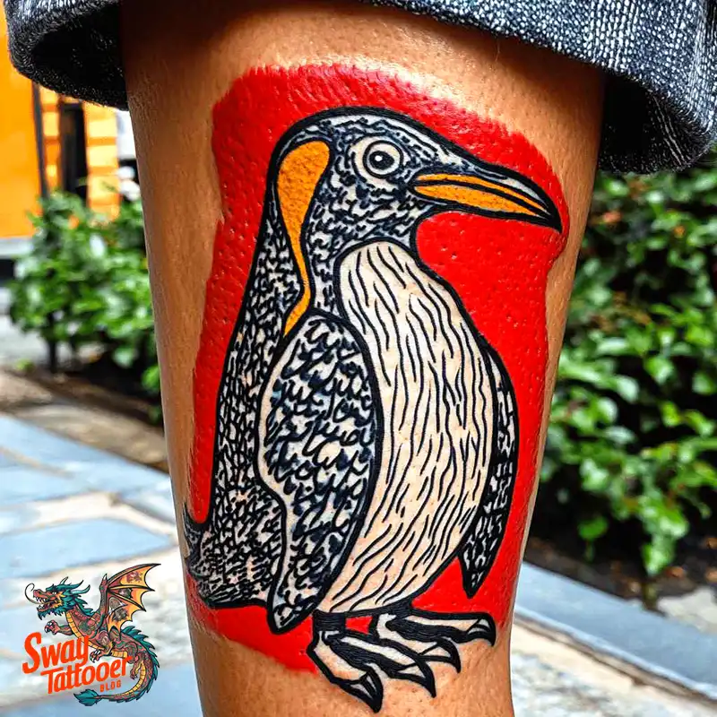 100 Penguin Tattoo Design Ideas: Celebrate Cool Creatures 48 Penguin Tattoo