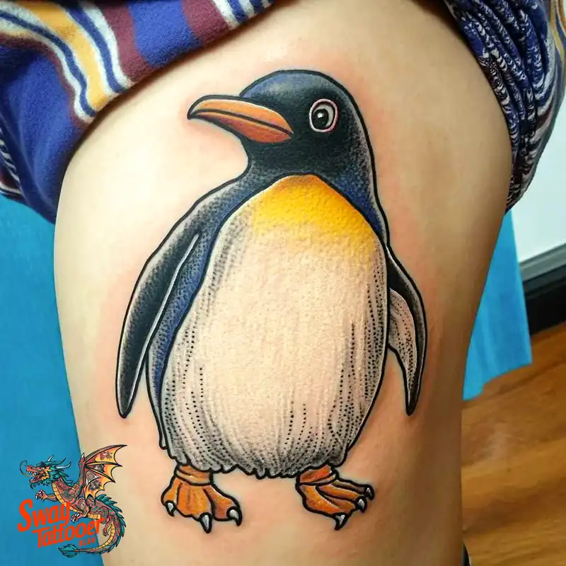 100 Penguin Tattoo Design Ideas: Celebrate Cool Creatures 32 Penguin Tattoo
