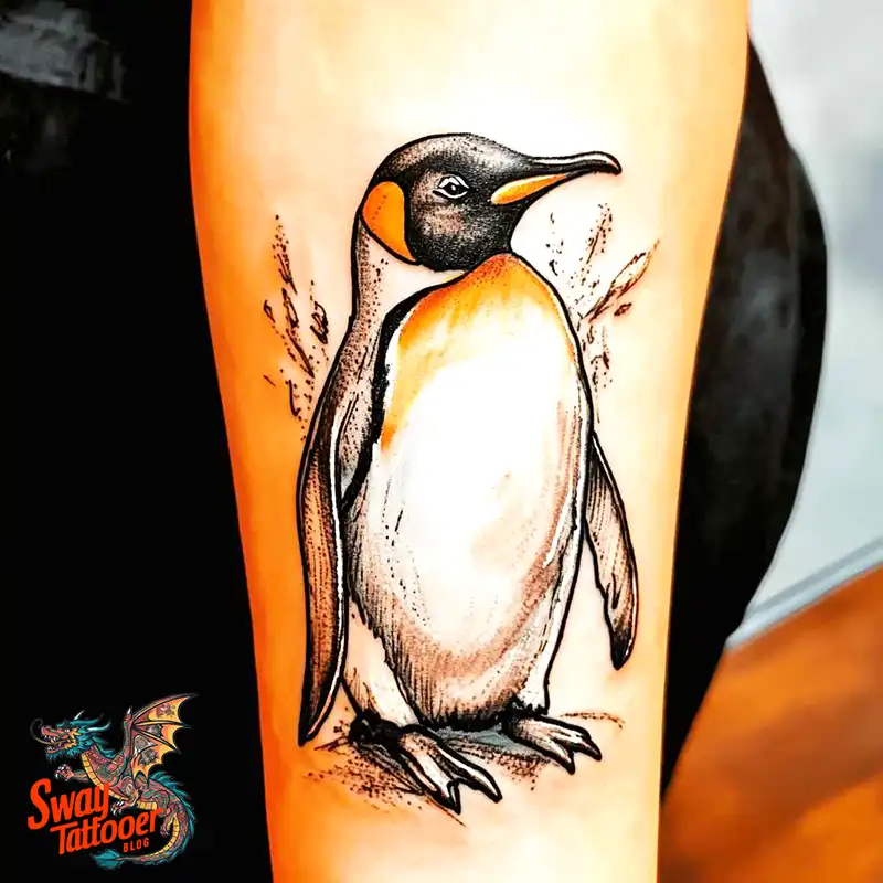 100 Penguin Tattoo Design Ideas: Celebrate Cool Creatures 28 Penguin Tattoo