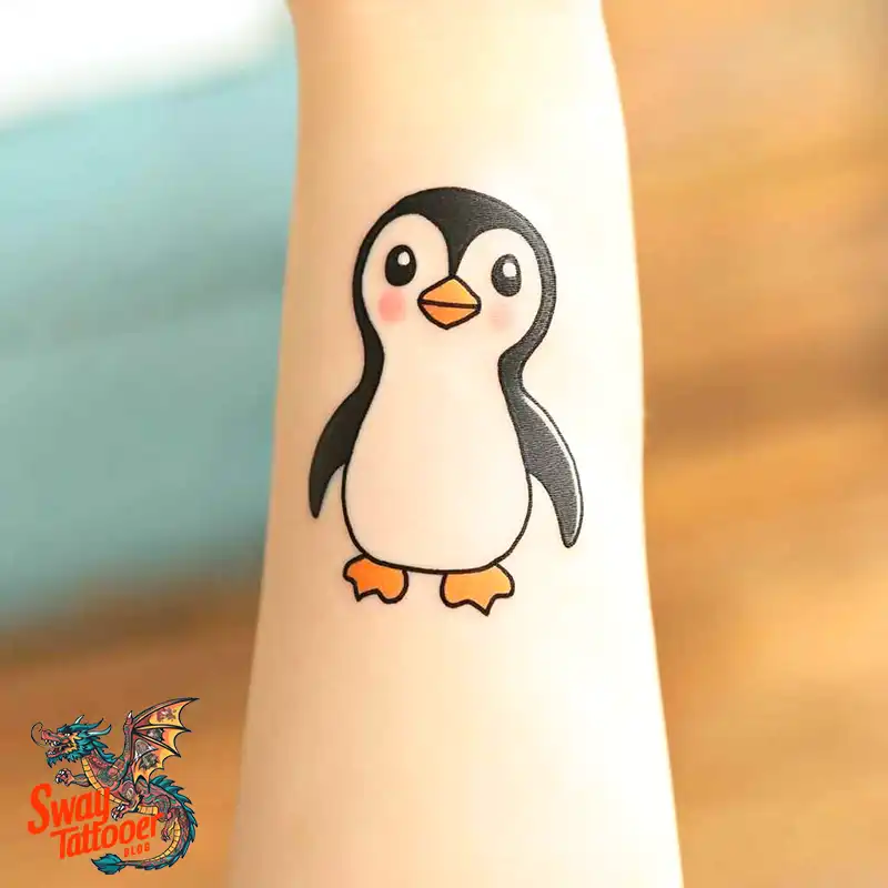 100 Penguin Tattoo Design Ideas: Celebrate Cool Creatures 26 Penguin Tattoo